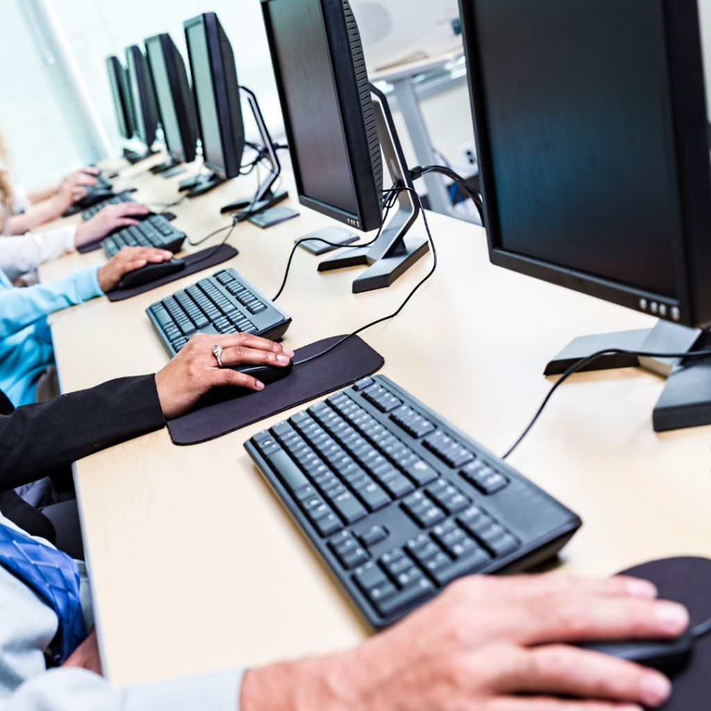 Students at University of Rawalpindi engaged in hands-on computer science projects with advanced IT infrastructure.