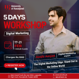 University of Rawalpindi - Digital Marketing Workshop