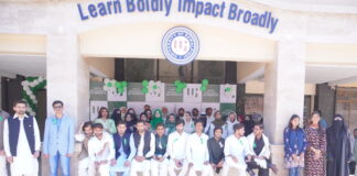 23rd March Celebrations at the University of Rawalpindi: A Day of Patriotism and Unity Group Photo taken on 23 March Resolution Day at University of Rawalpindi