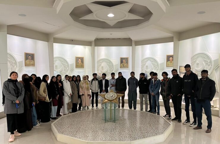 Learning Beyond Lecture Halls: An Insightful Visit to the Army Museum Students with Dr. Saniya Moazzam during a learning-focused visit to the Army Museum.