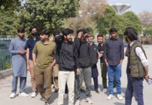 University Life at UOR: A Confident Start with Orientation Week 2026 First-year students entering University of Rawalpindi campus at the beginning of their university life.